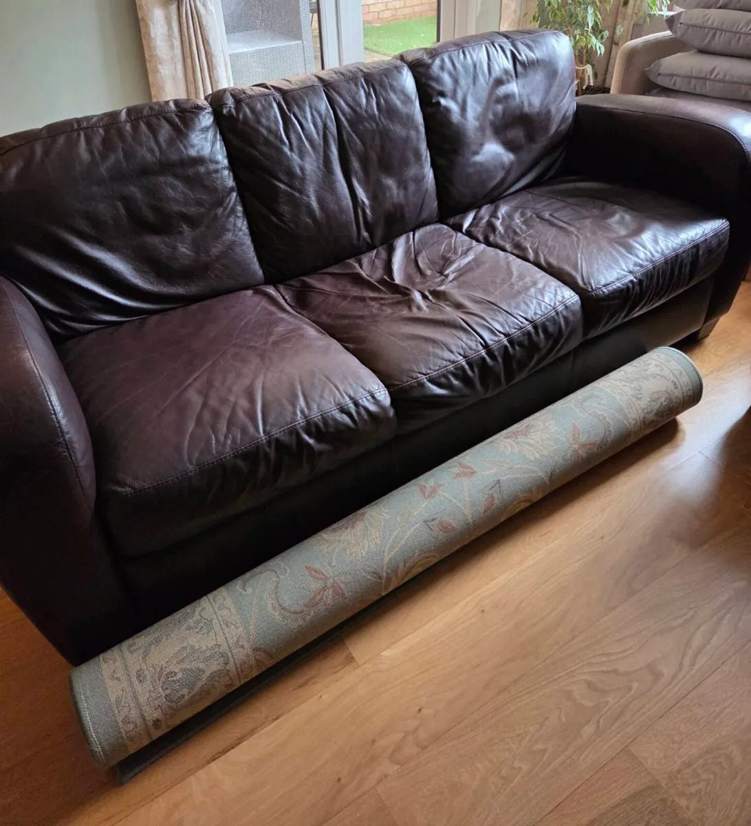 3 seater sofa & armchair - Image 1