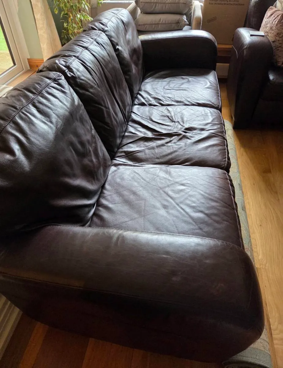 3 seater sofa & armchair - Image 2