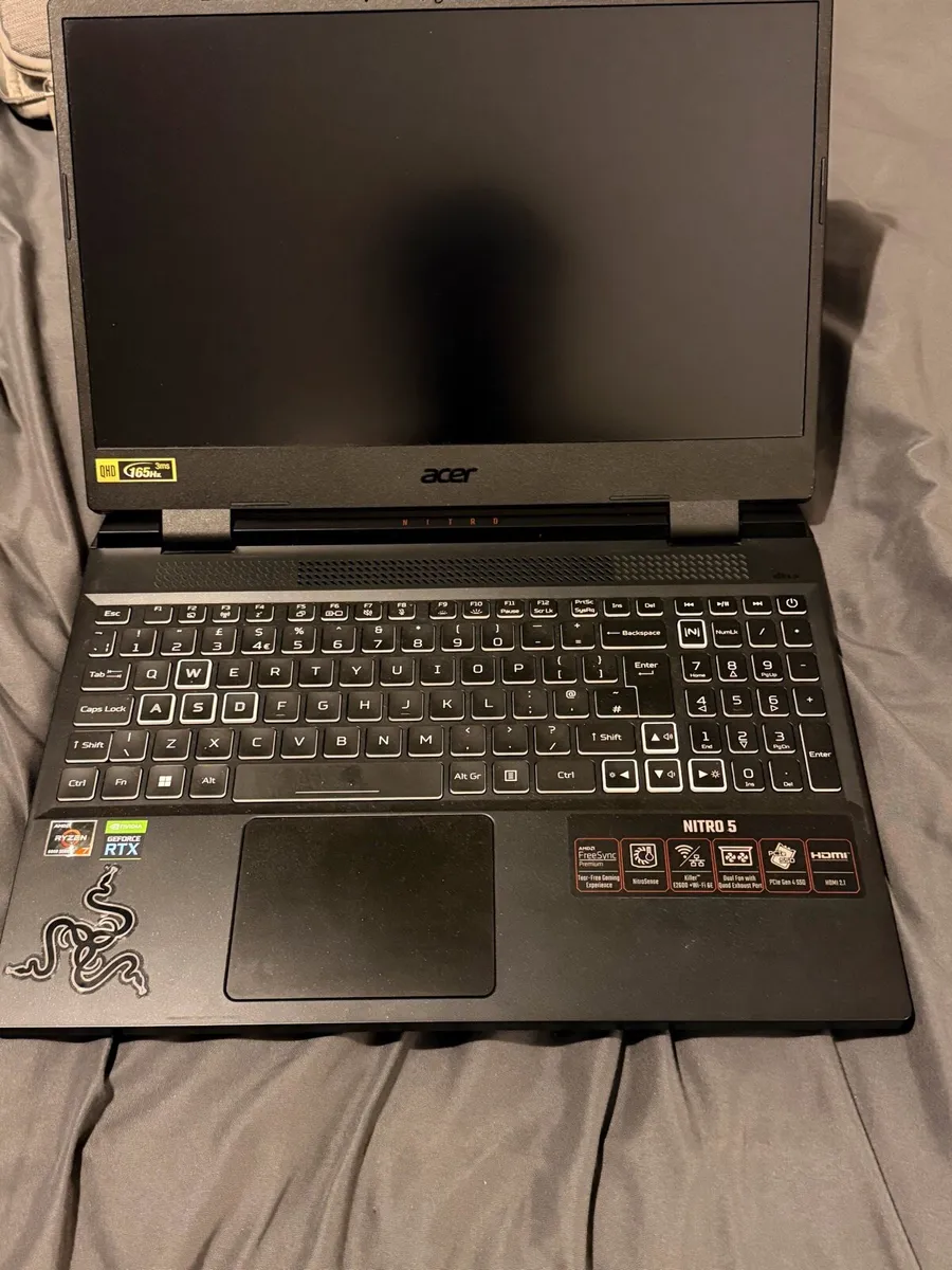 Acer an515 RTX 3070TI Rysen 6800H 16gb ram 1tb Ssd - Image 1