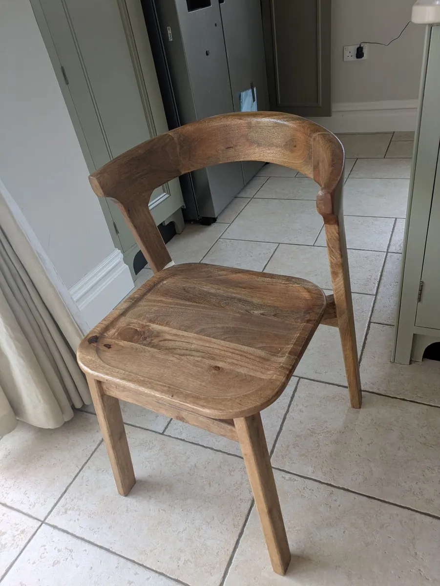 Dining chairs x 2 for sale - Image 1