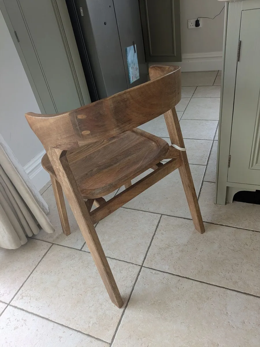 Dining chairs x 2 for sale - Image 4