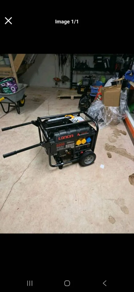 Brand new Loncin 8kva mobile pull start generator