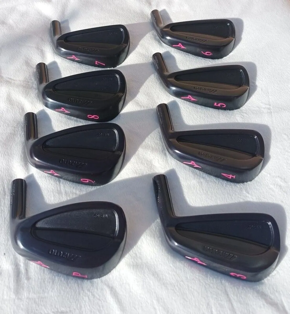 Golf Iron Set - Mizuno mp-62 Irons (3-pw) (heads only) - Image 1
