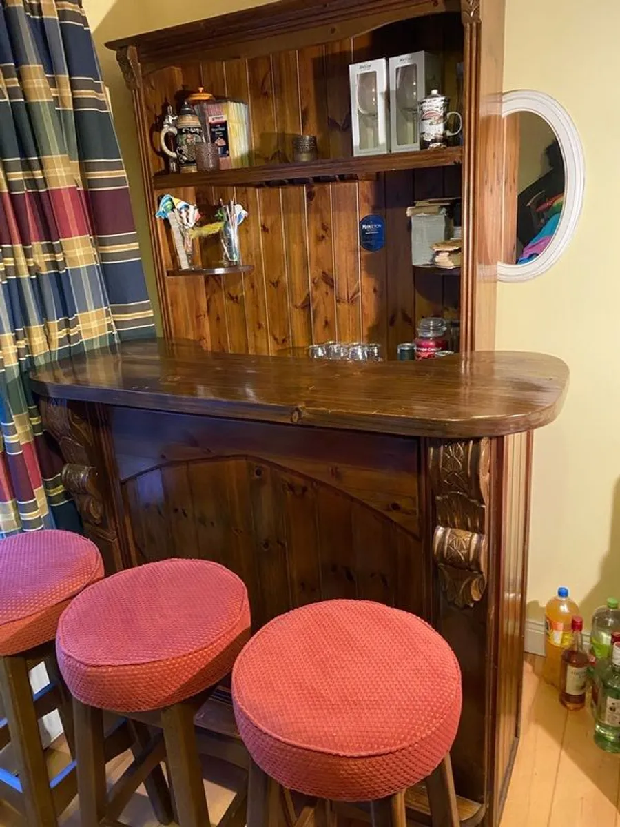 Solid Pine Home bar - Image 2