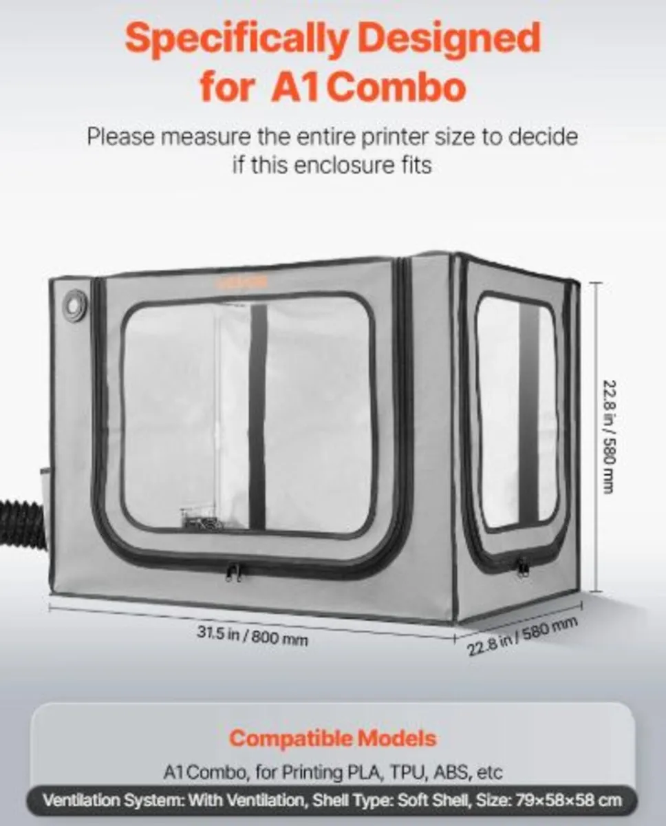 3D Printer Enclosure with Ventilation, Dustproof - Image 2