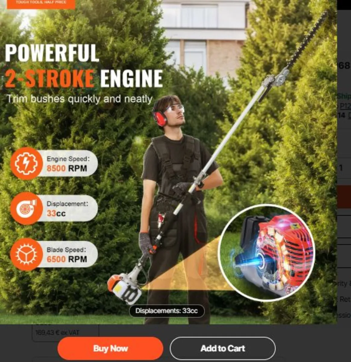 33CC 6-in-1 Multi-Functional Trimming Tools, Gas - Image 2