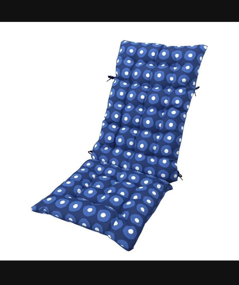 4 x IKEA KLOSAN OUTDOOR HIGH BACK CHAIR CUSHIONS