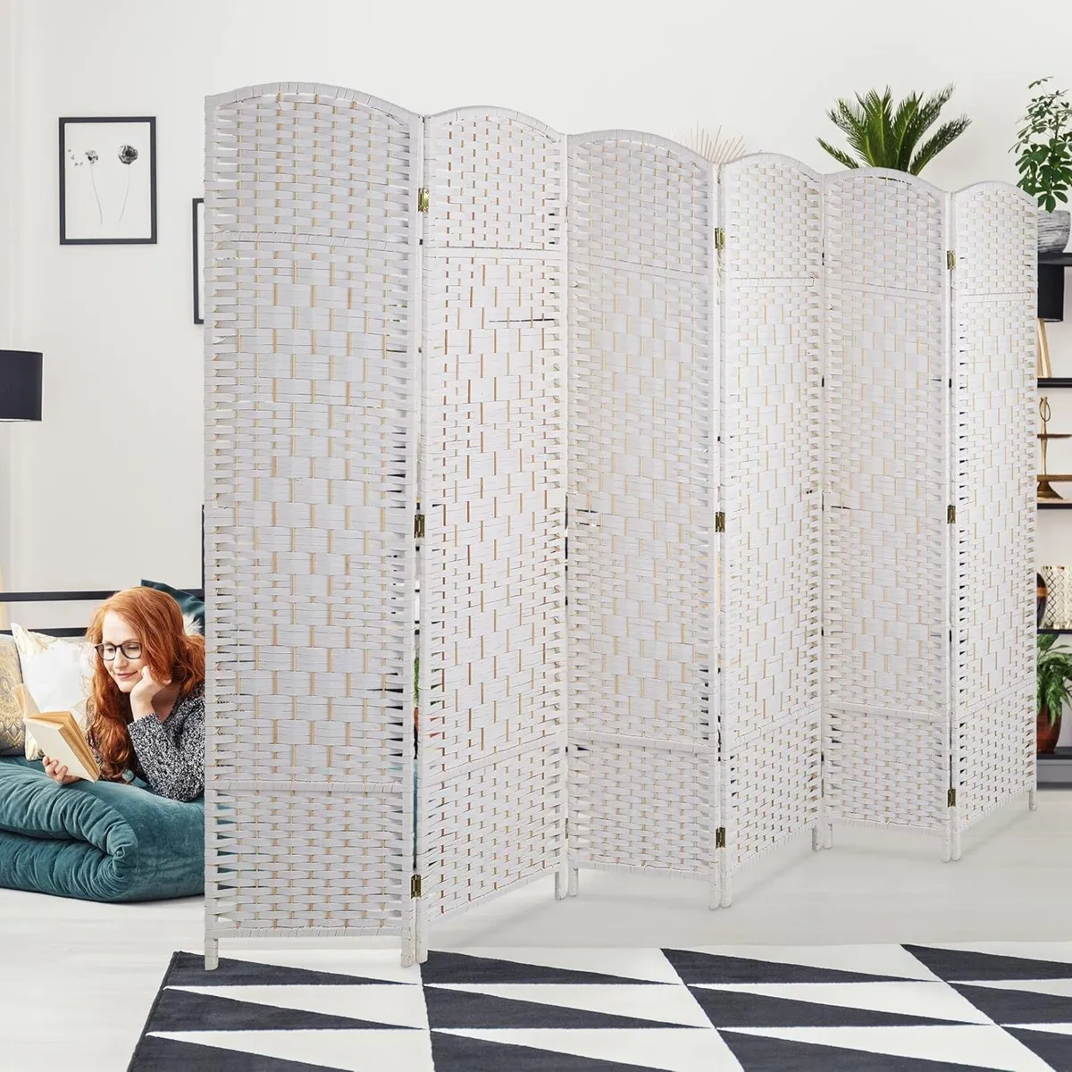 6-Piece Folding Room Divider .. Free Delivery - Image 2