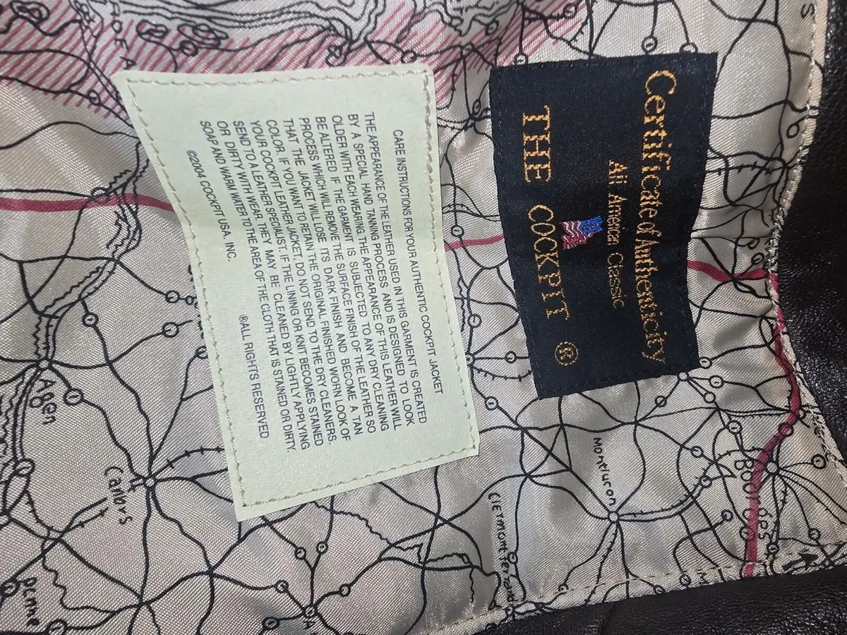 Authentic American flight jacket - Image 3