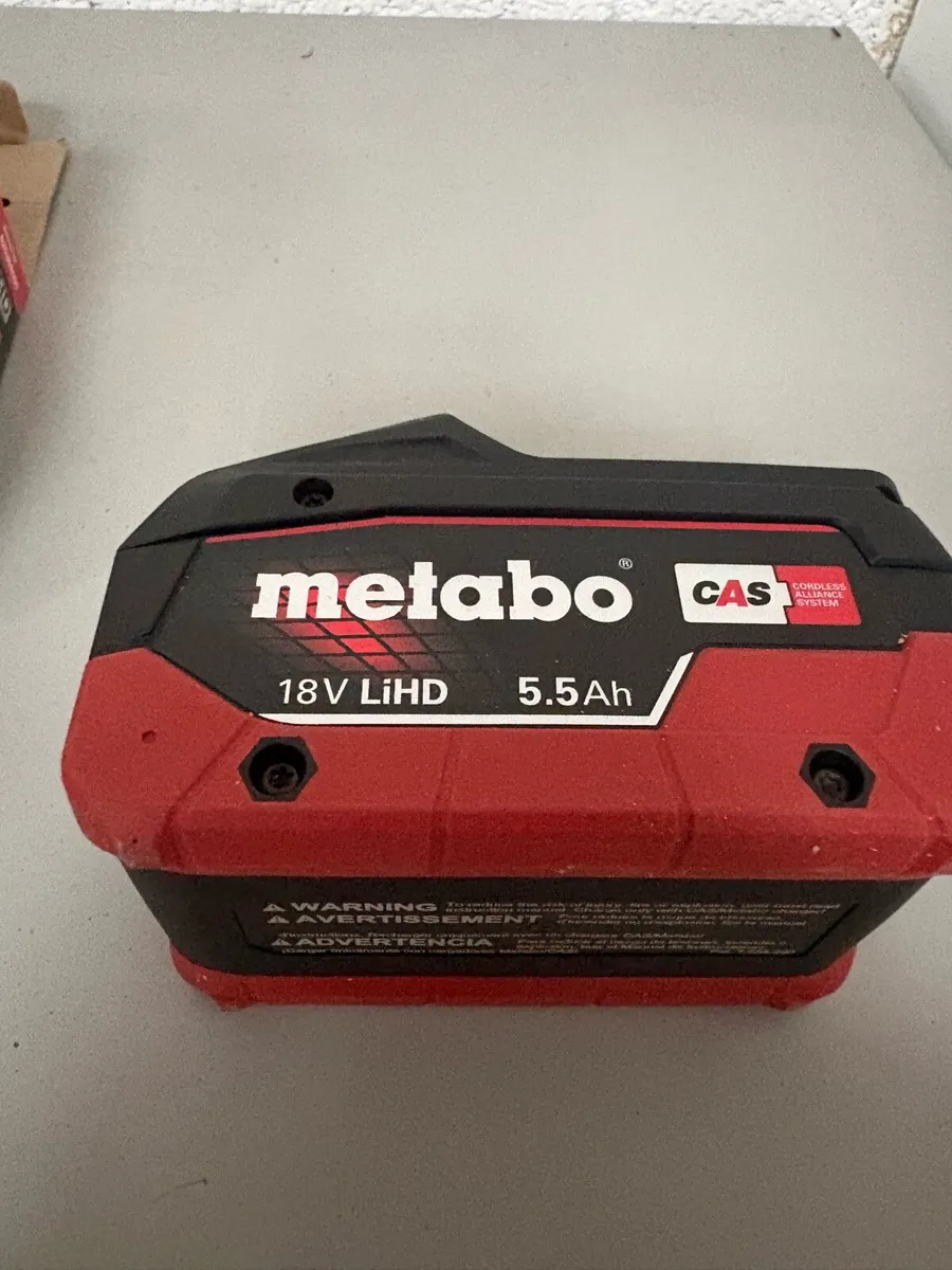 Metabo 5.5 ah Lihd battery new - Image 1