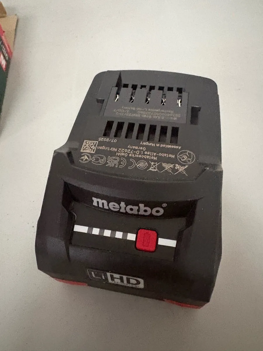 Metabo 5.5 ah Lihd battery new - Image 3