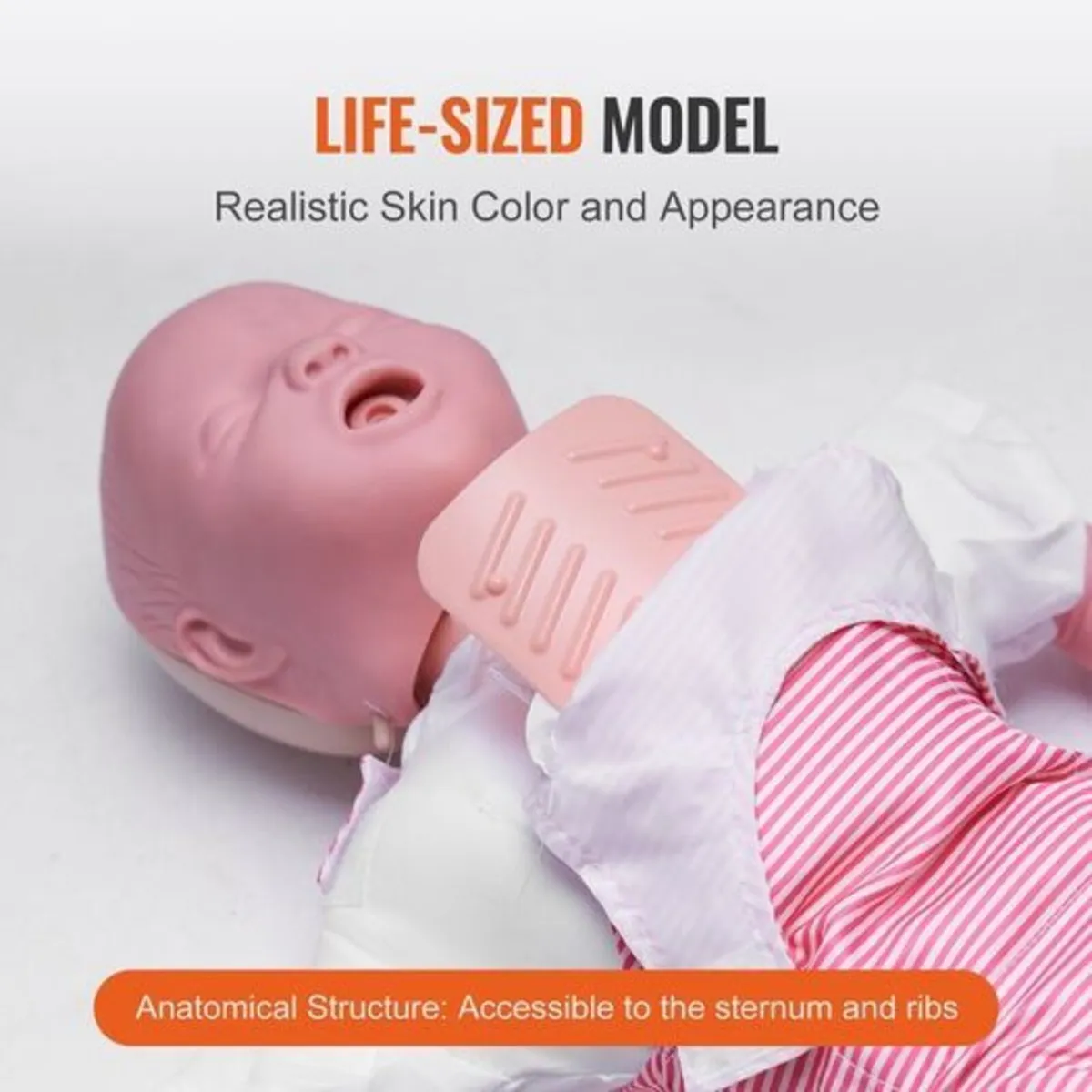 Infant CPR Training Manikin for CPR and Choking Re - Image 3