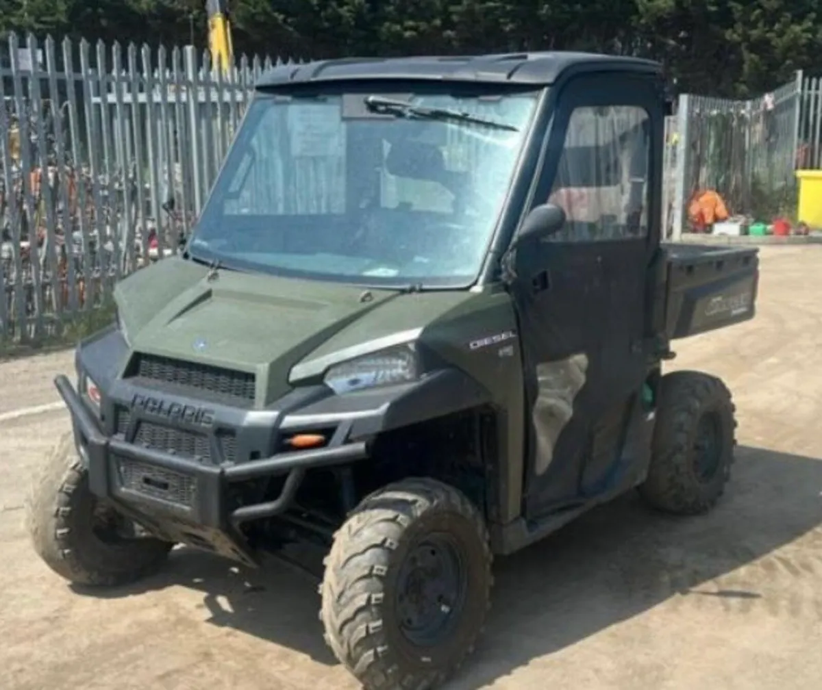 Polaris Ranger Diesel Gator . 2017 Road Registered - Image 1