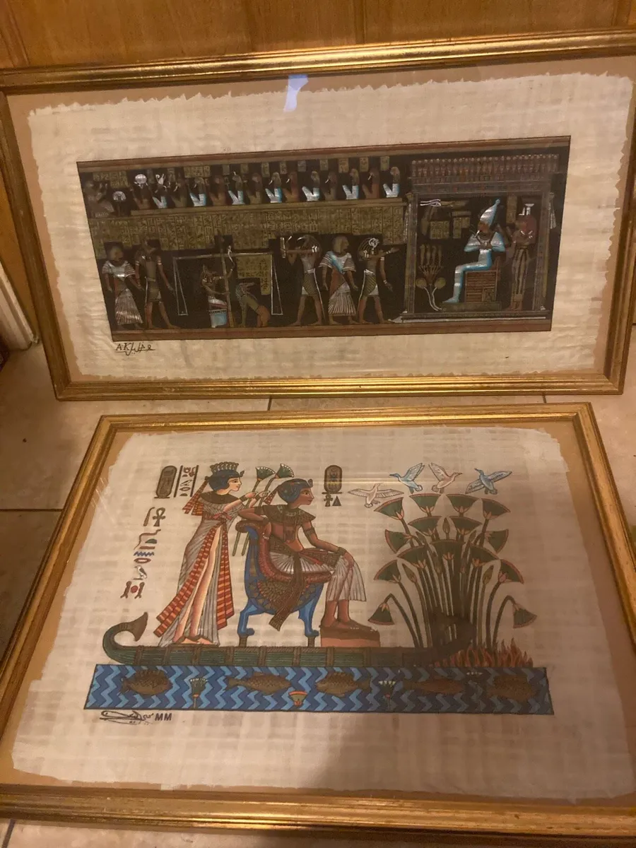 Egyptian artwork free postage - Image 1