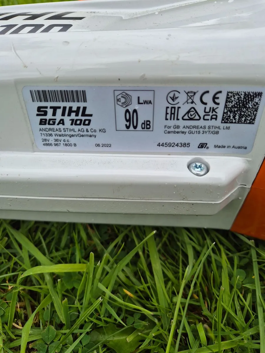 New STIHL BGA 100 Cordless Blower - Image 3