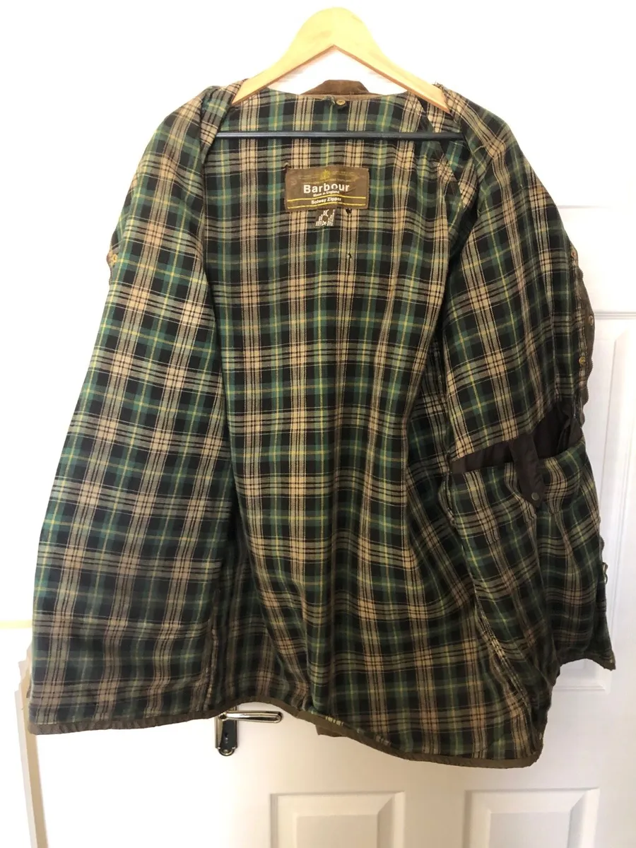 Barbour Solway Zipper wax vintage Jacket 70’s - Image 3