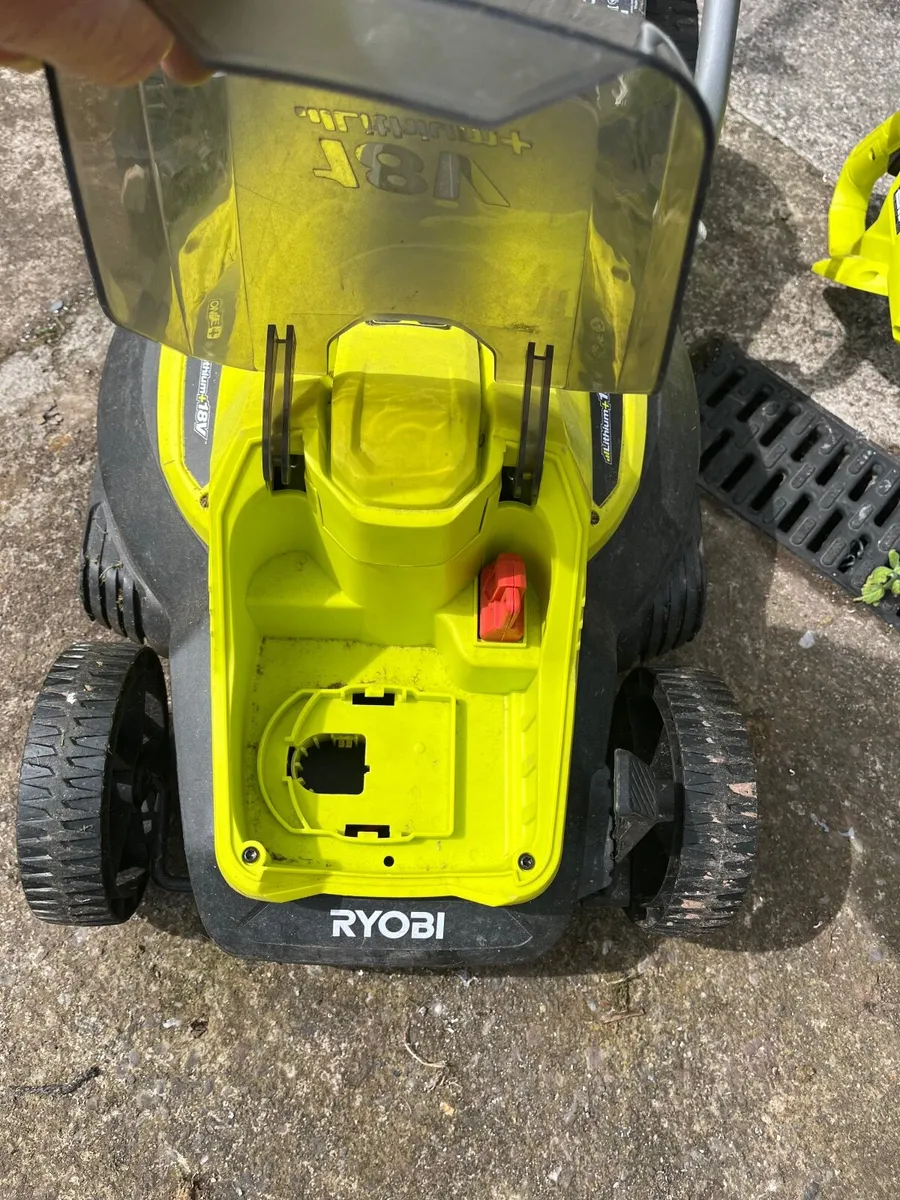 RYOBI ONE+ 18 VOLT CORDLESS MOWER & STRIMMER - Image 2