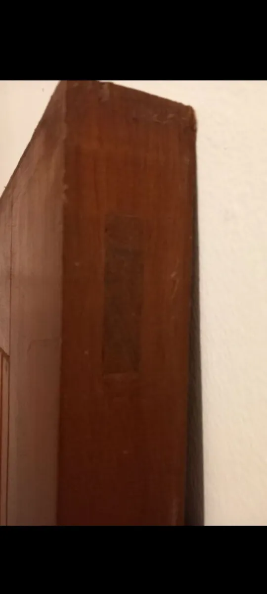 solid teak door heavy with bolt - Image 3