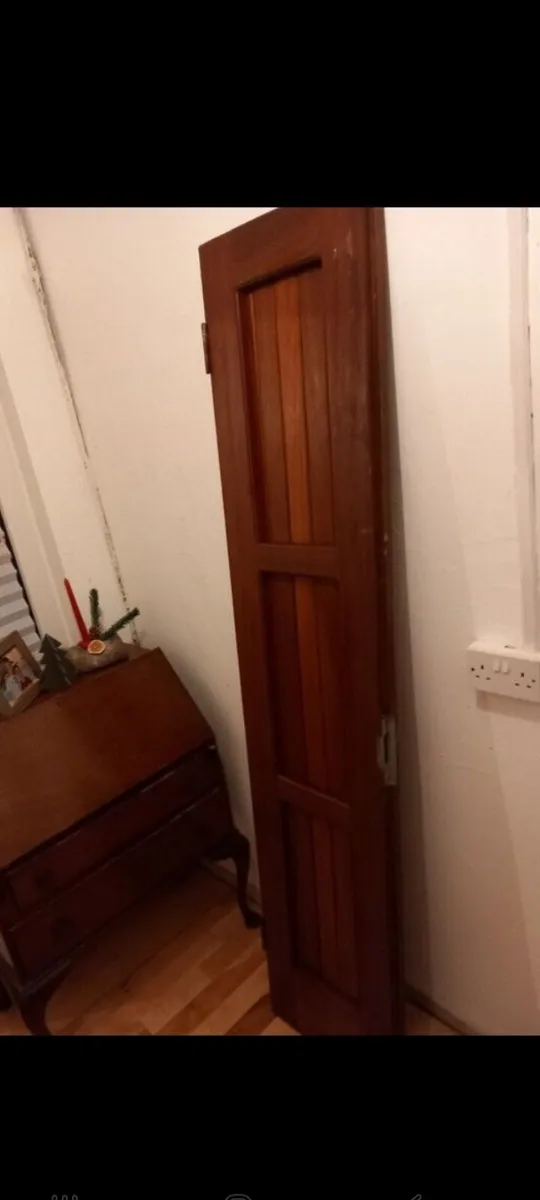 solid teak door heavy with bolt - Image 2