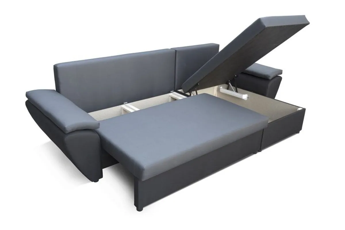 Corner Sofa Bed with Storage - Image 4