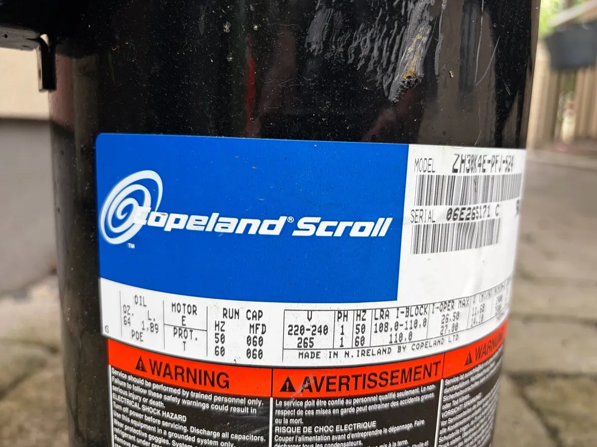 Copeland Scroll Heat Pump Compressor - Image 1