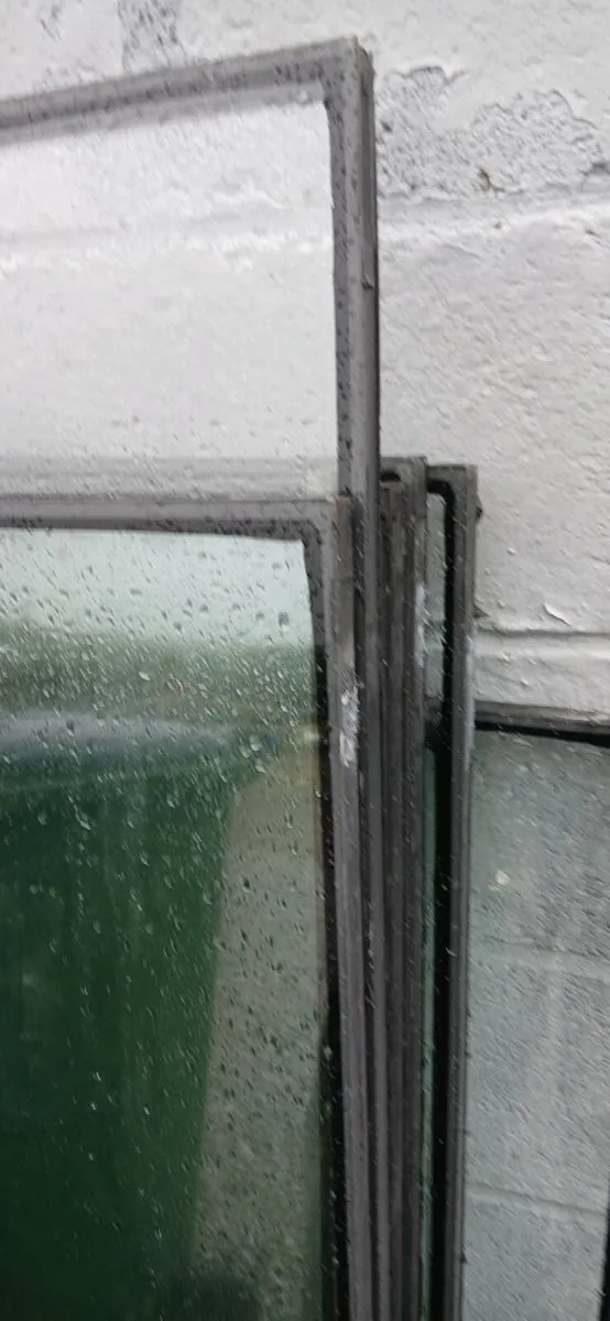 Double glased glass panels units.