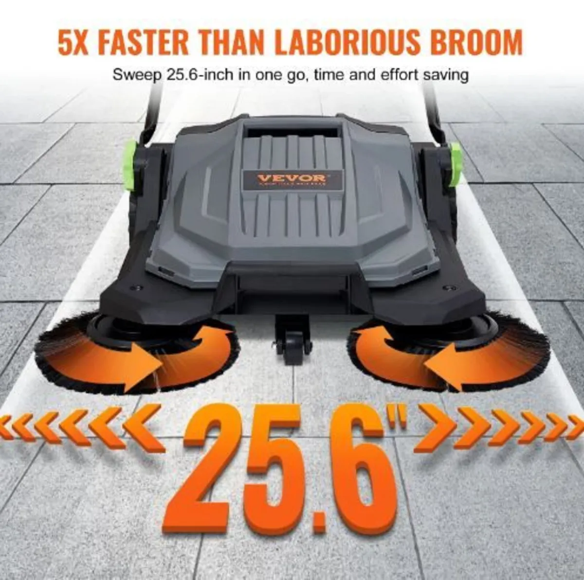 Walk-behind Hand Push Floor Sweeper - Image 2