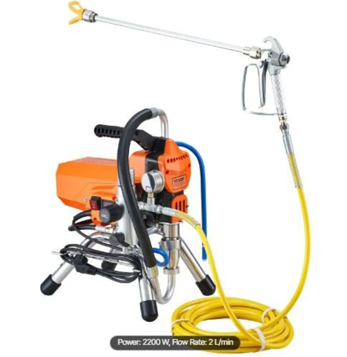 Airless Paint Sprayer with High Pressure Hose - Image 2