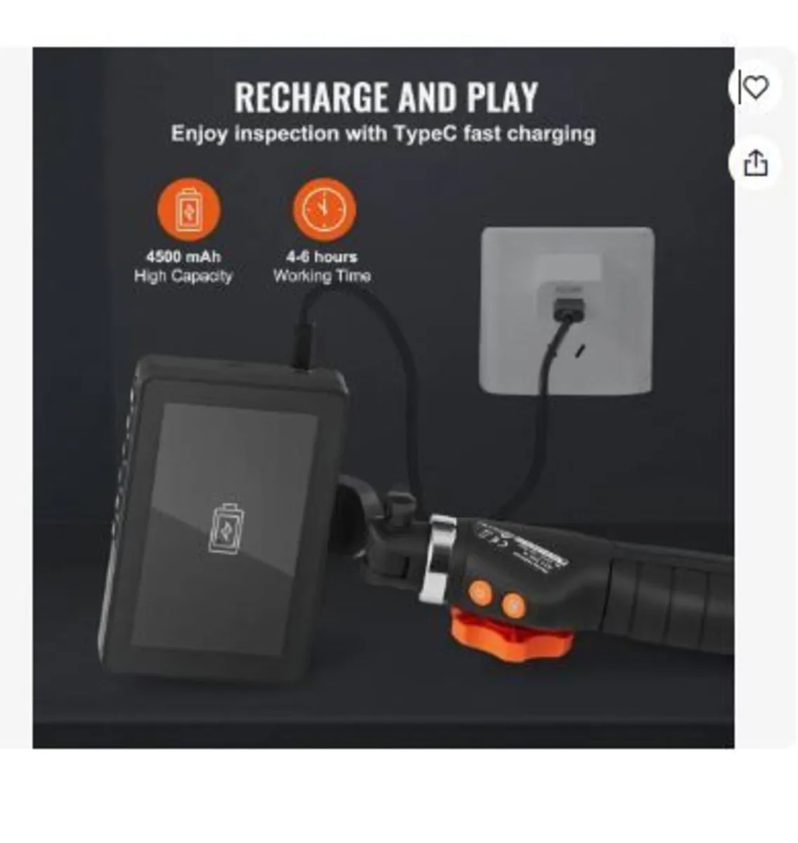 Articulating Borescope Camera with Light, - Image 4
