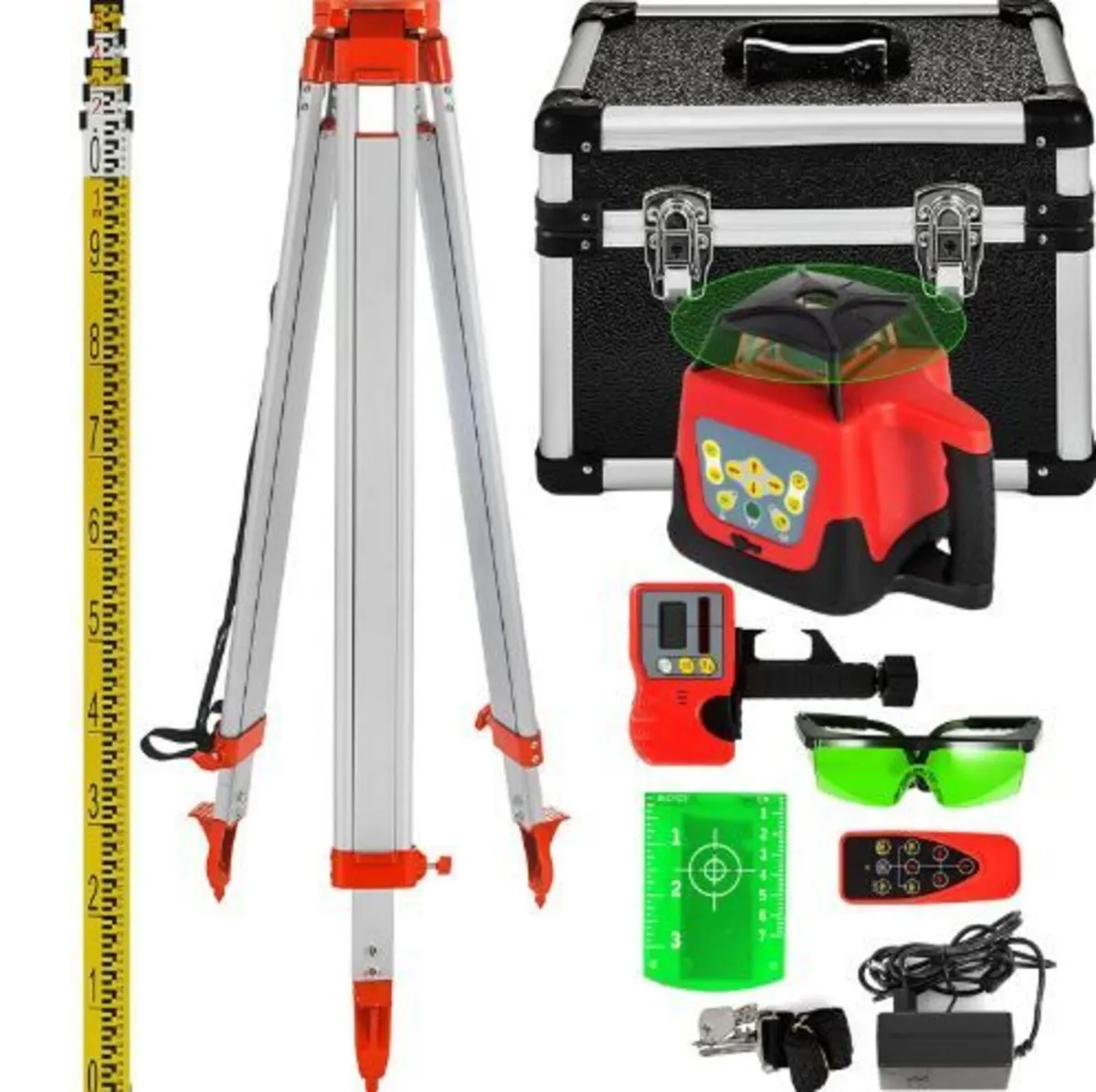 Green Rotary Laser Level Kit - Image 1
