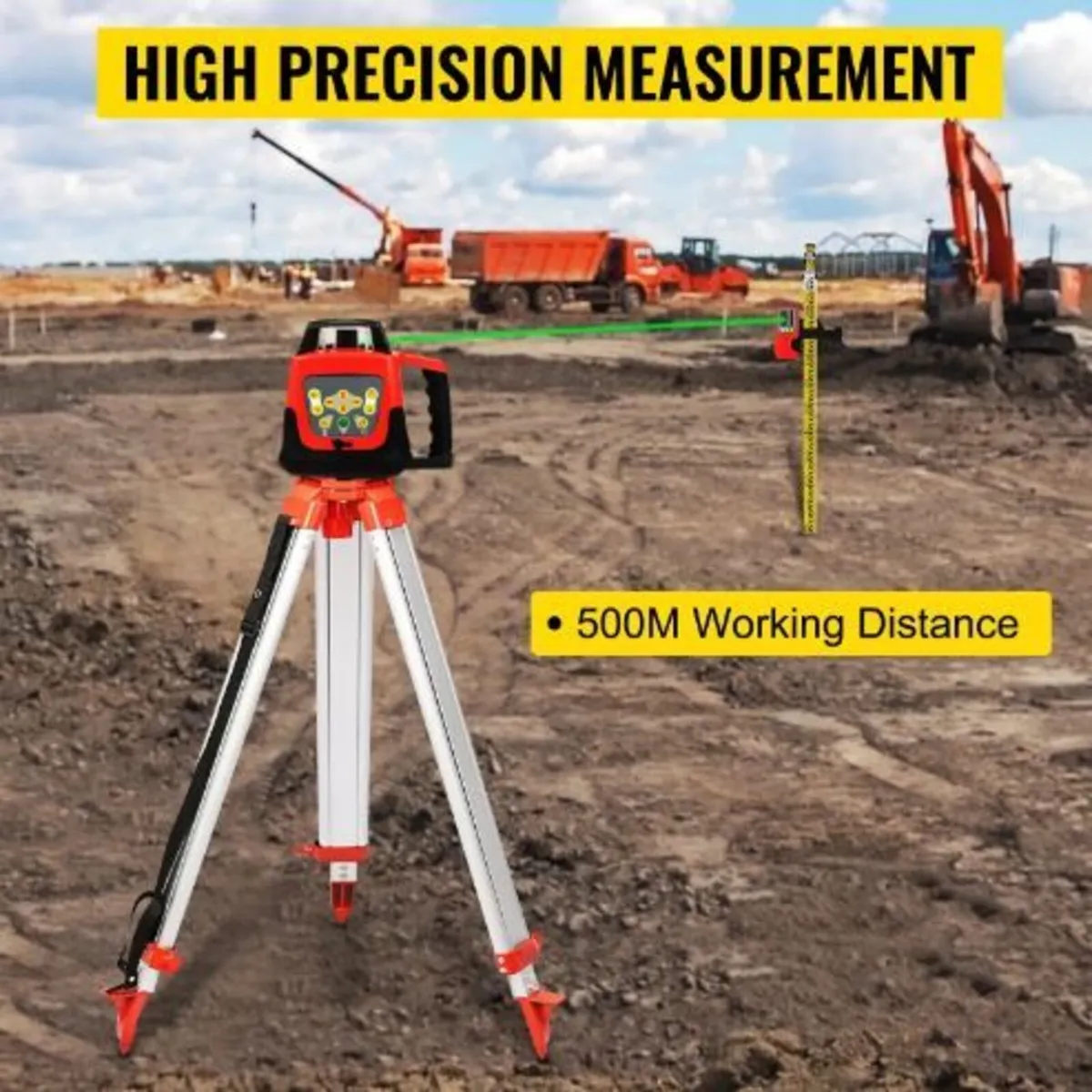 Green Rotary Laser Level Kit - Image 2