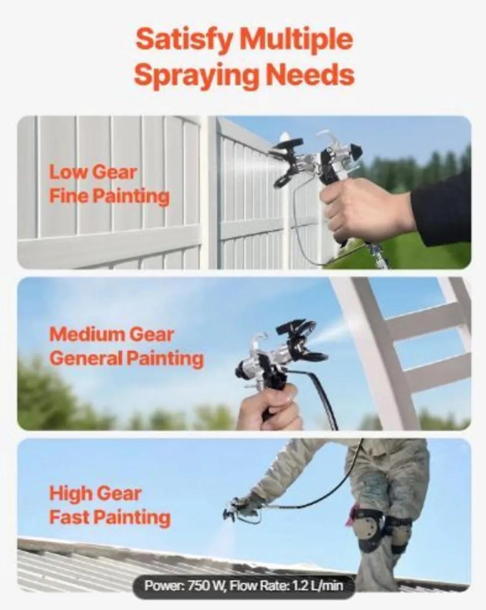 Stand Airless Paint Sprayer, 650W - Image 4