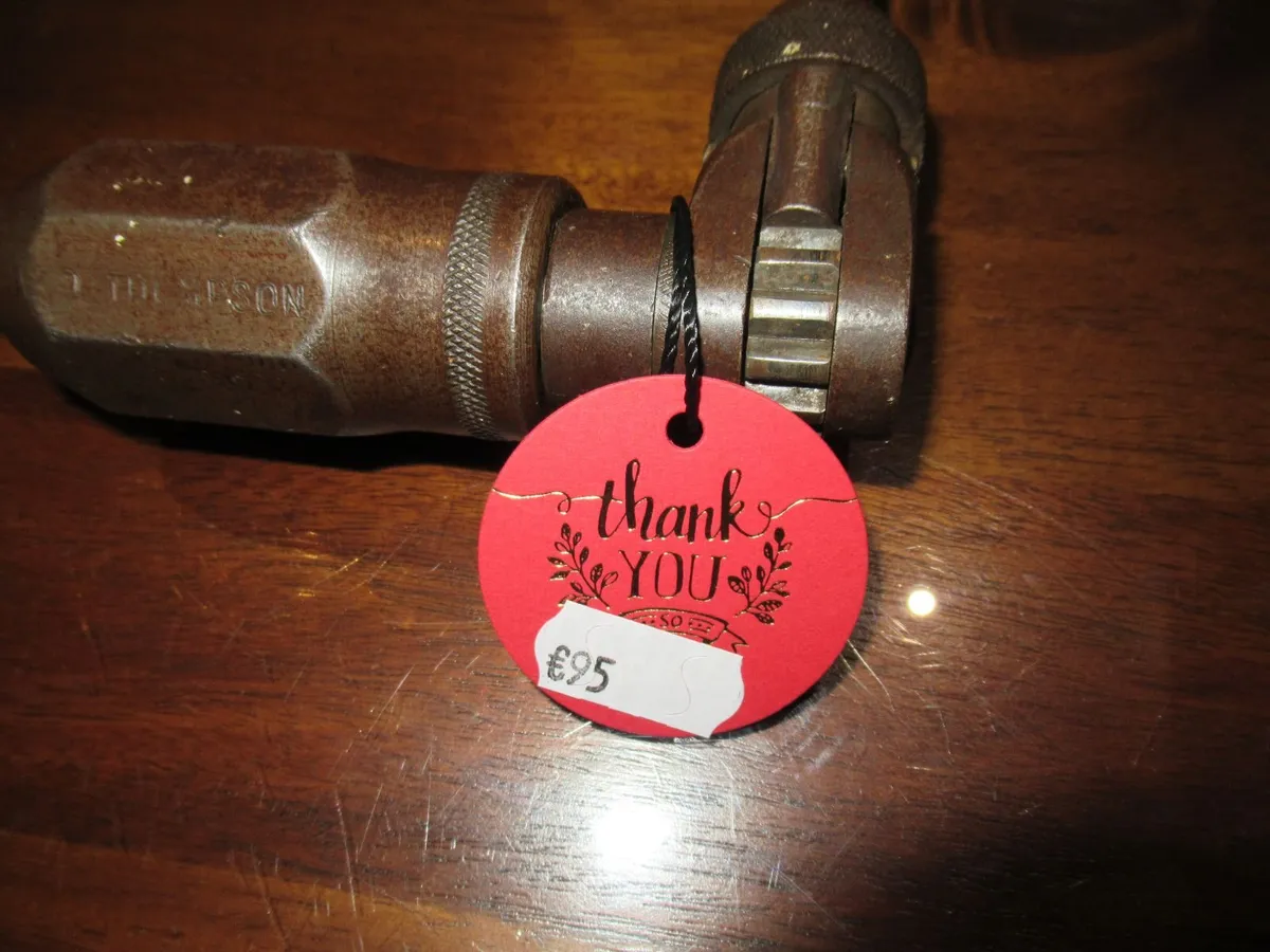 antique vintage tools hand brace drill carpenter - Image 2