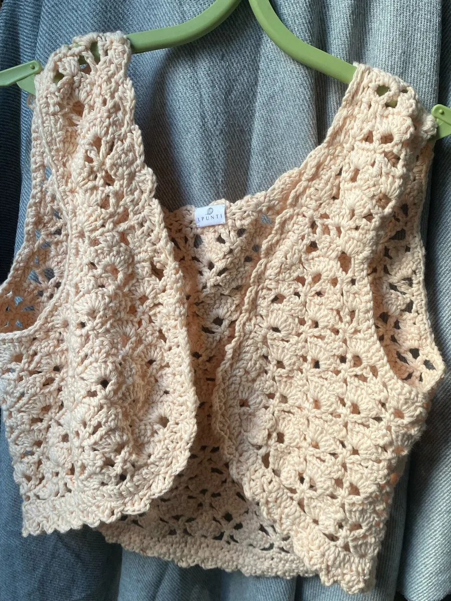 Handmade crochet vest - Image 1