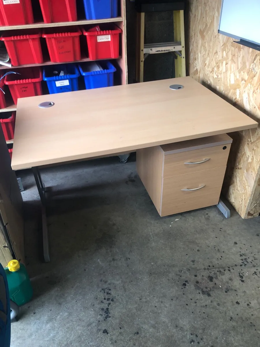 Office Desk and Drawer Unit - Image 1