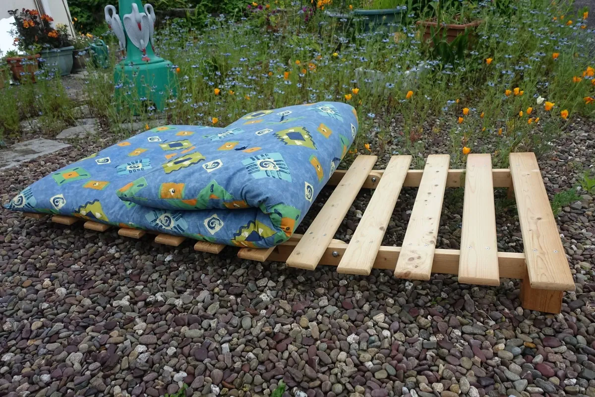 folding bed with mattress - Image 2