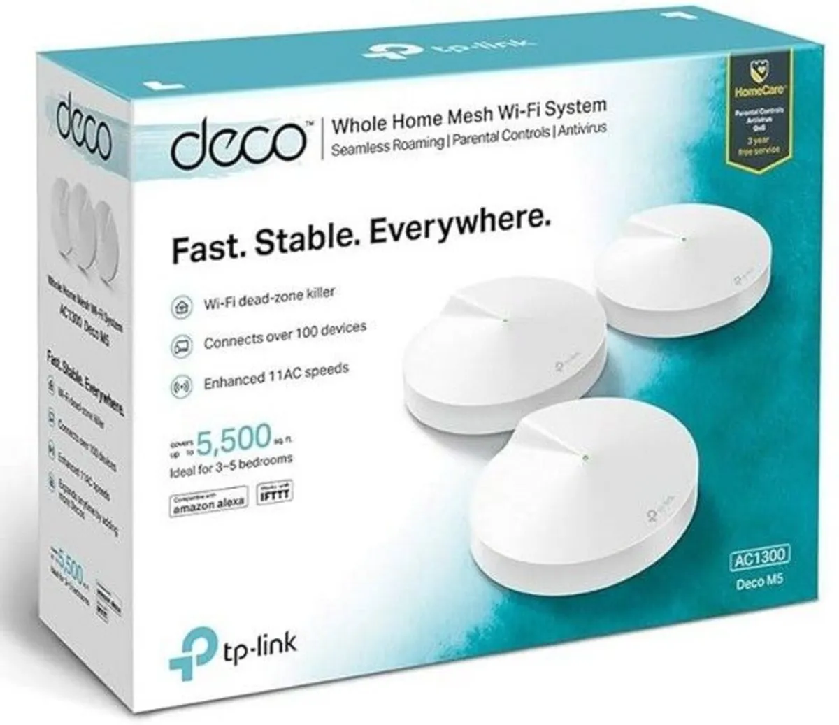 TP-Link Deco M5 Mesh System (Quad Pack) - Image 1