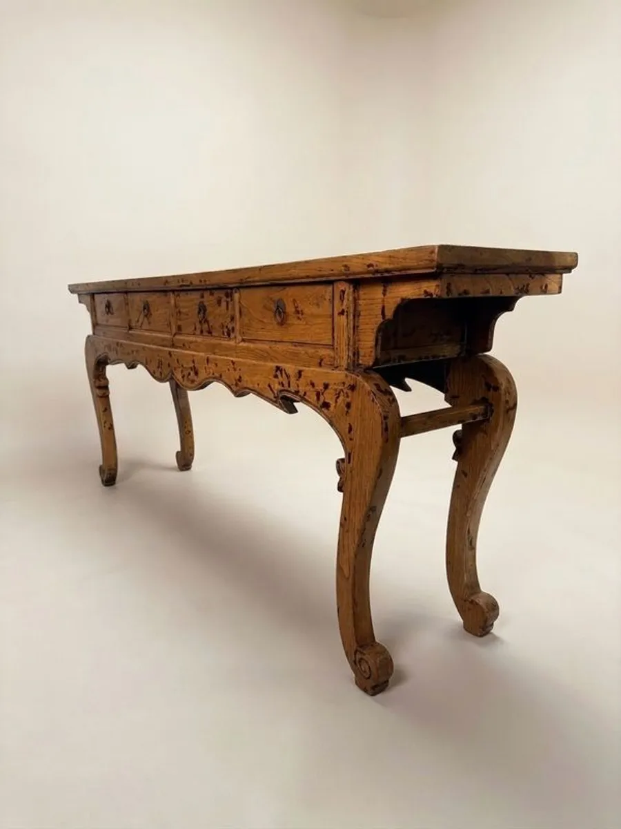 Exquisite Reclaimed Vintage Chinese Buddhist Altar Console - Image 1