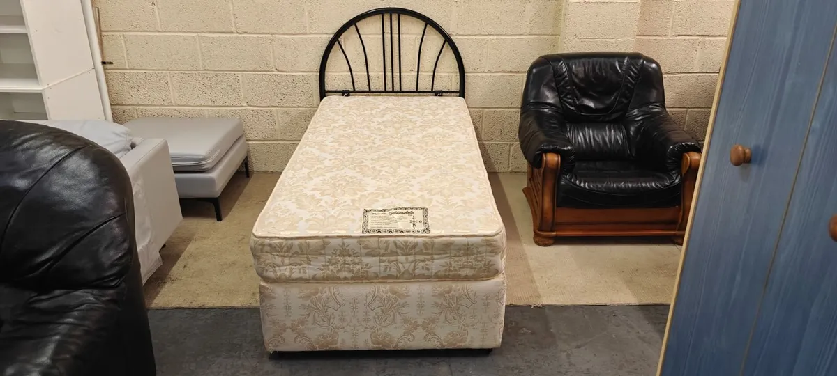 Quality Single Bed + Mattress - Image 2