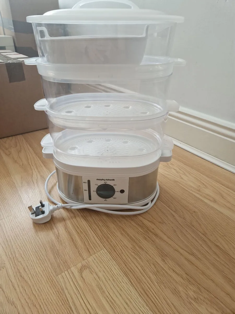 Morphy Richards Three Tier Steamer 9L - Image 1