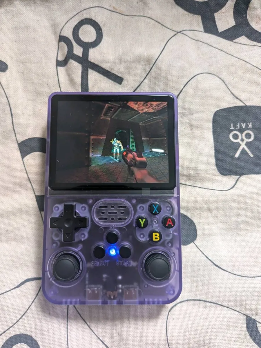 R36S 64GB Game Console - Purple - price firm - Image 1