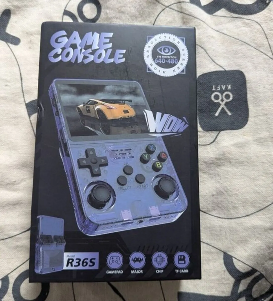 R36S 64GB Game Console - Purple - price firm - Image 4