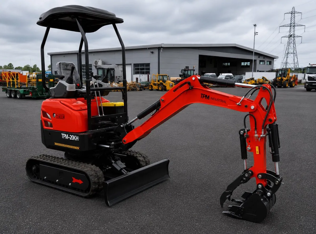 🔥🔥New TPM 2.0 Tonne Mini Digger Ready For Work - Image 1