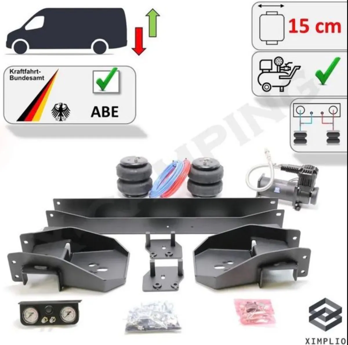NEW Air Suspension Kit - Dual Circuit + Compressor - Image 2