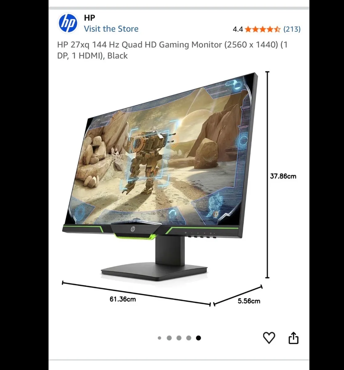 Hp  Monitor 27 inch - Image 2