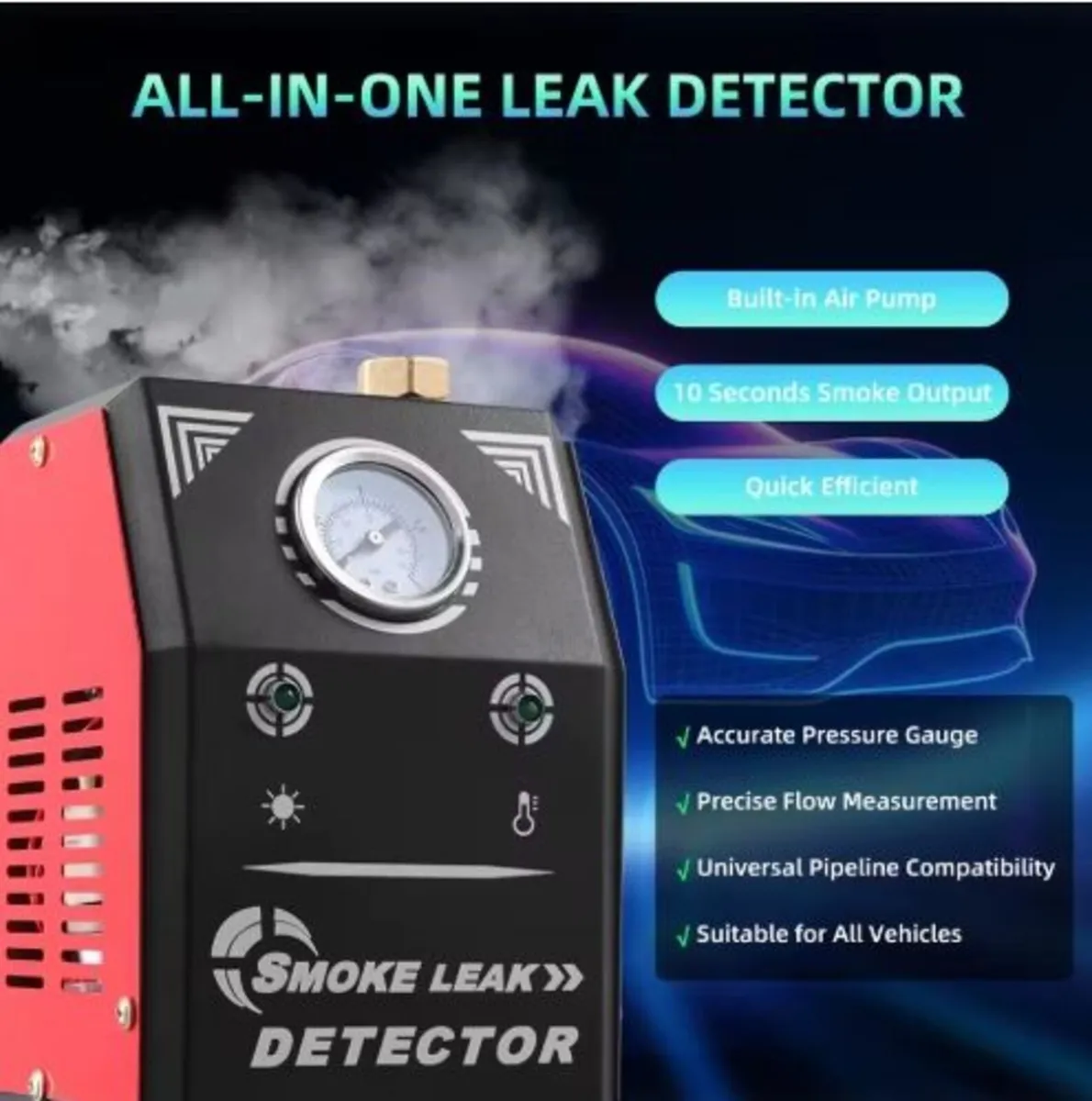 Podofo XRD 301 Car Smoke Leak Detector - Image 4