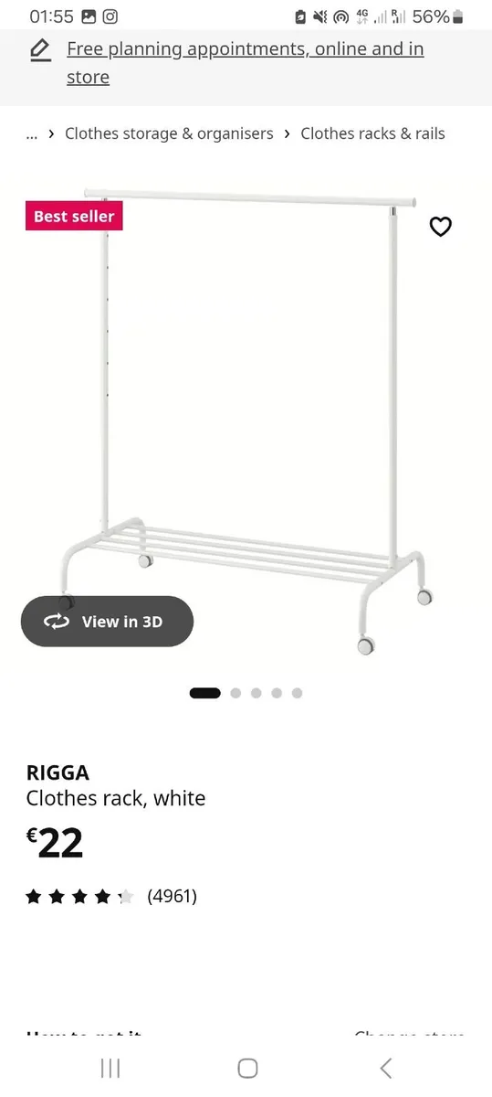 Clothes rack IKEA - Image 2