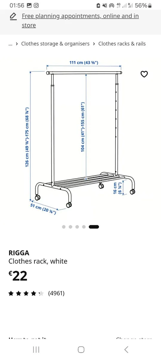 Clothes rack IKEA - Image 3