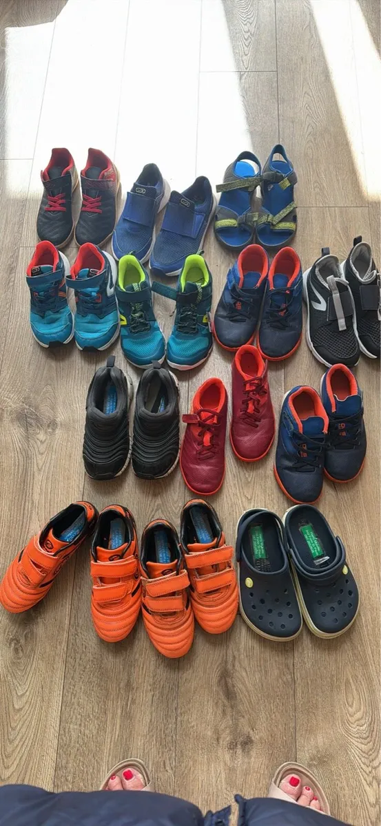 Runners/crocs/ football boots bundle - Image 1