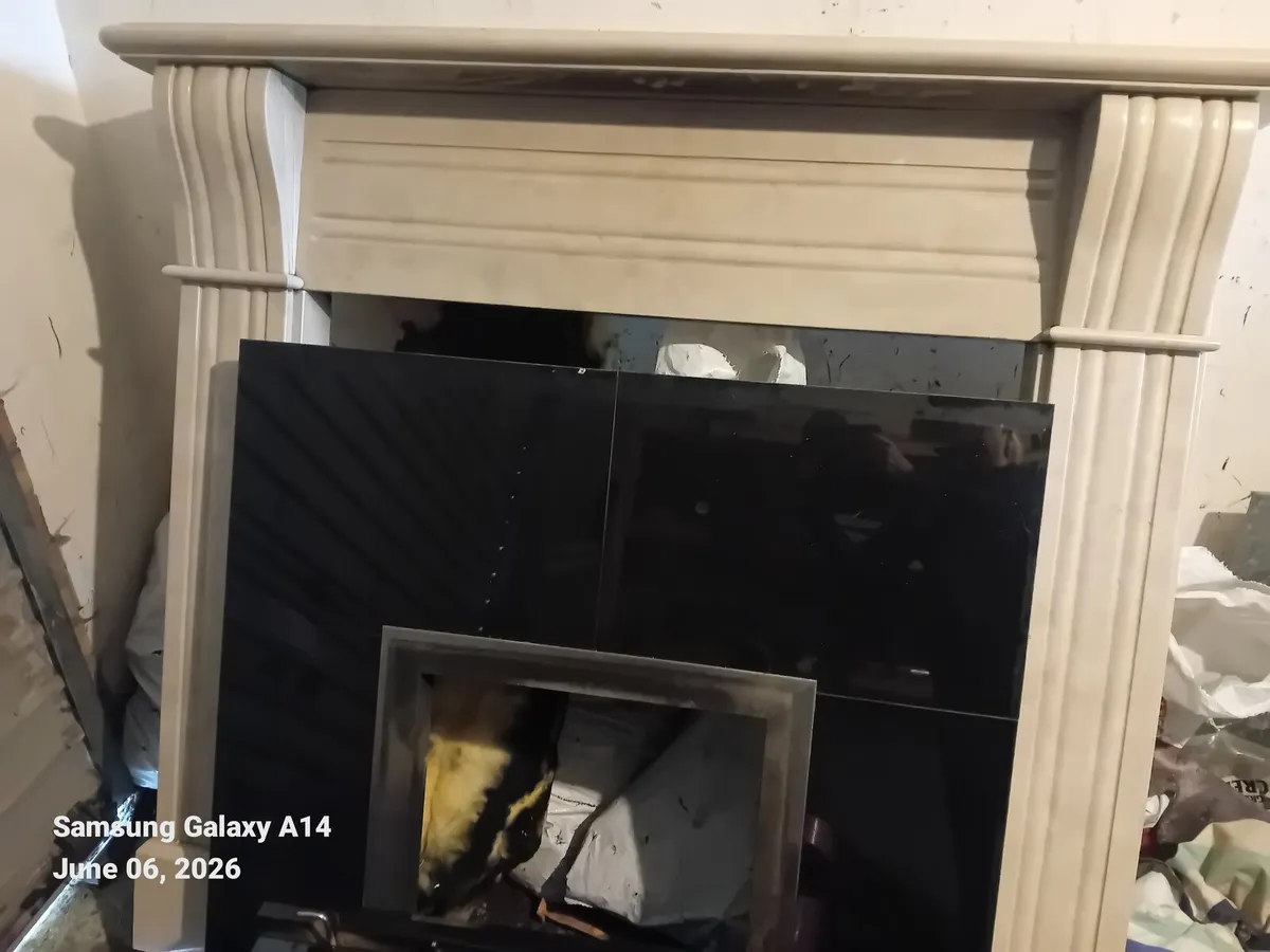 Marble fireplace for sale - Image 2